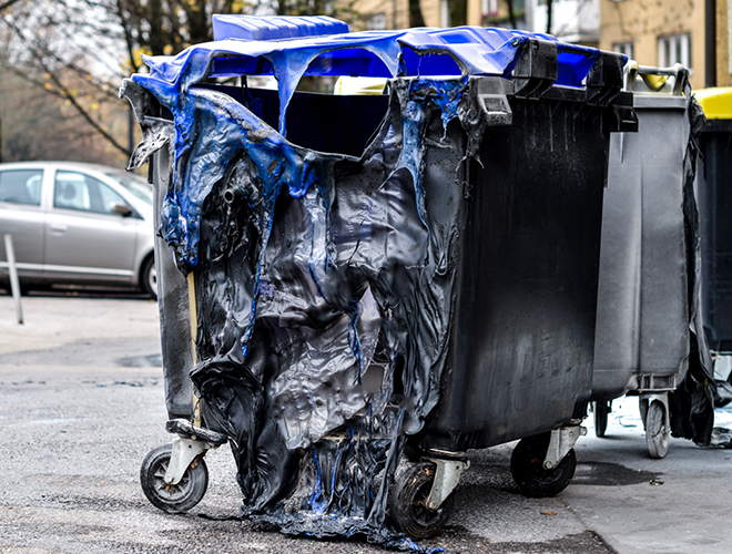 6 key points for ensuring your residents are safe from the risk of bin fires